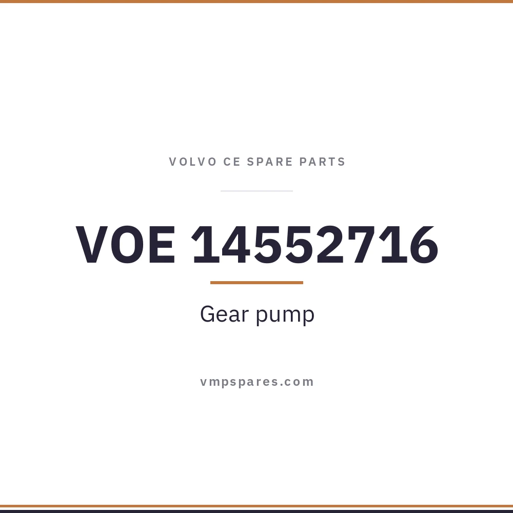 VOE 14552716 – Gear pump