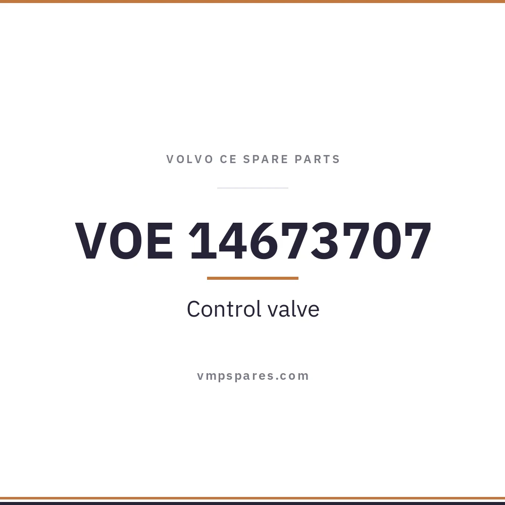VOE 14673707 – Control valve