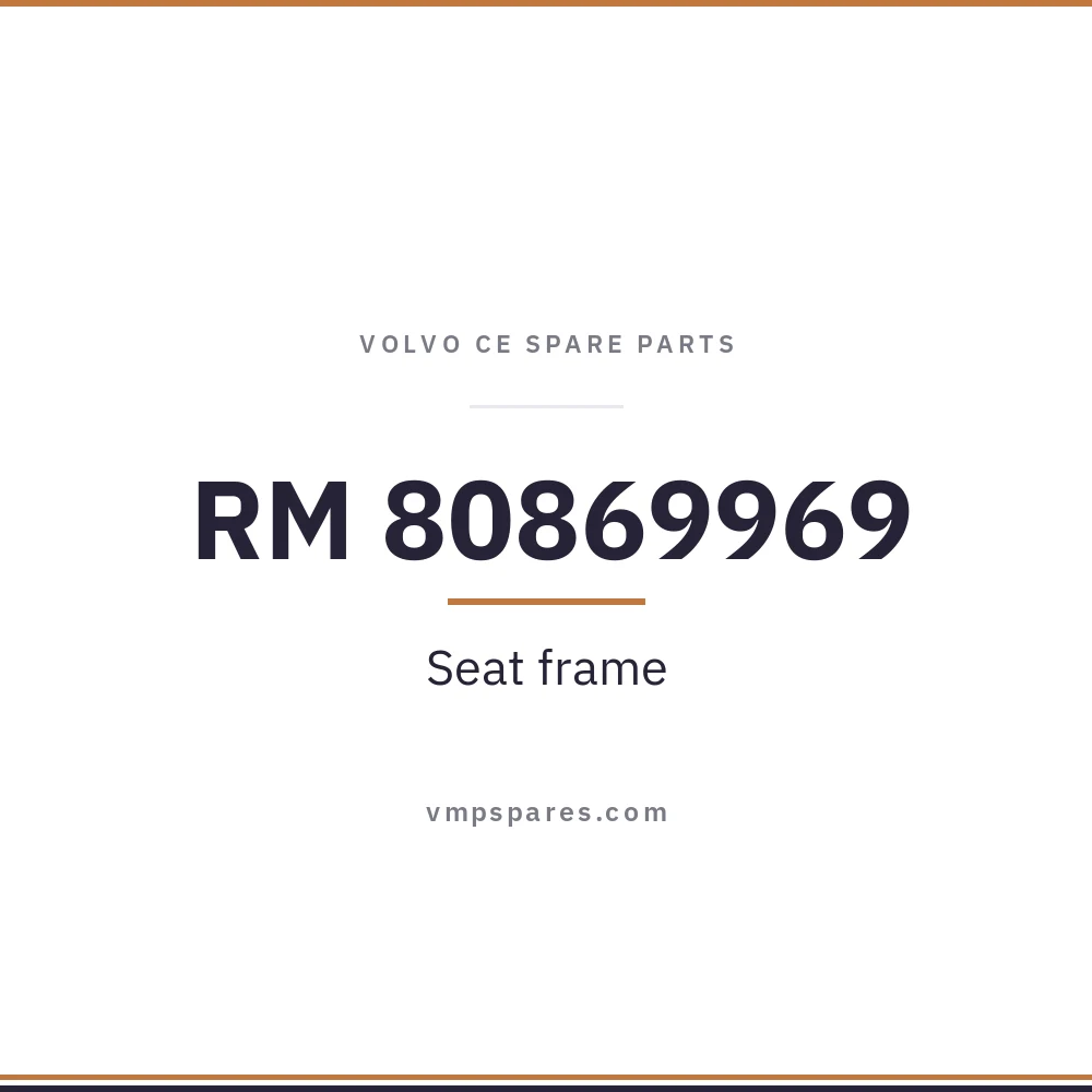 RM 80869969 – Seat frame