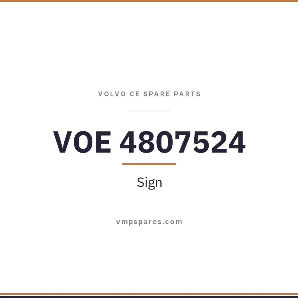 VOE 4807524 – Sign