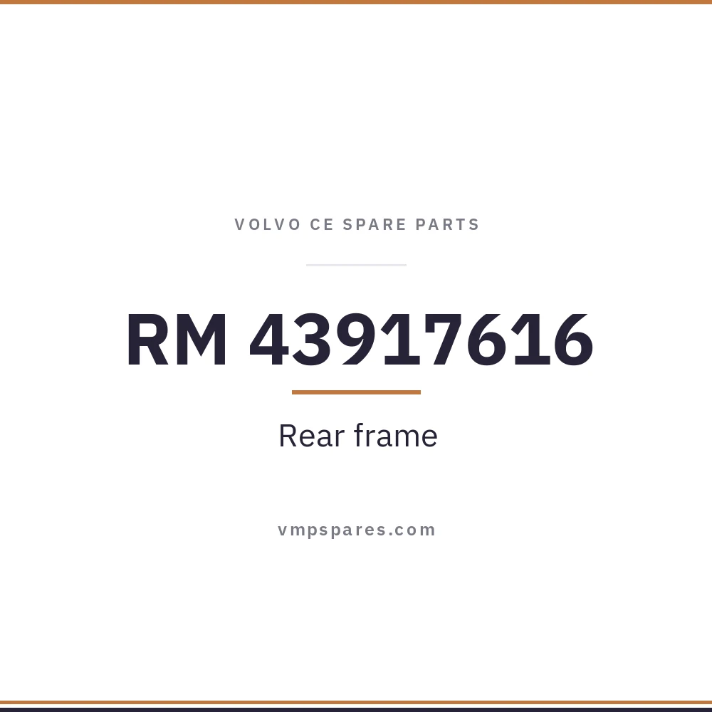 RM 43917616 – Rear frame