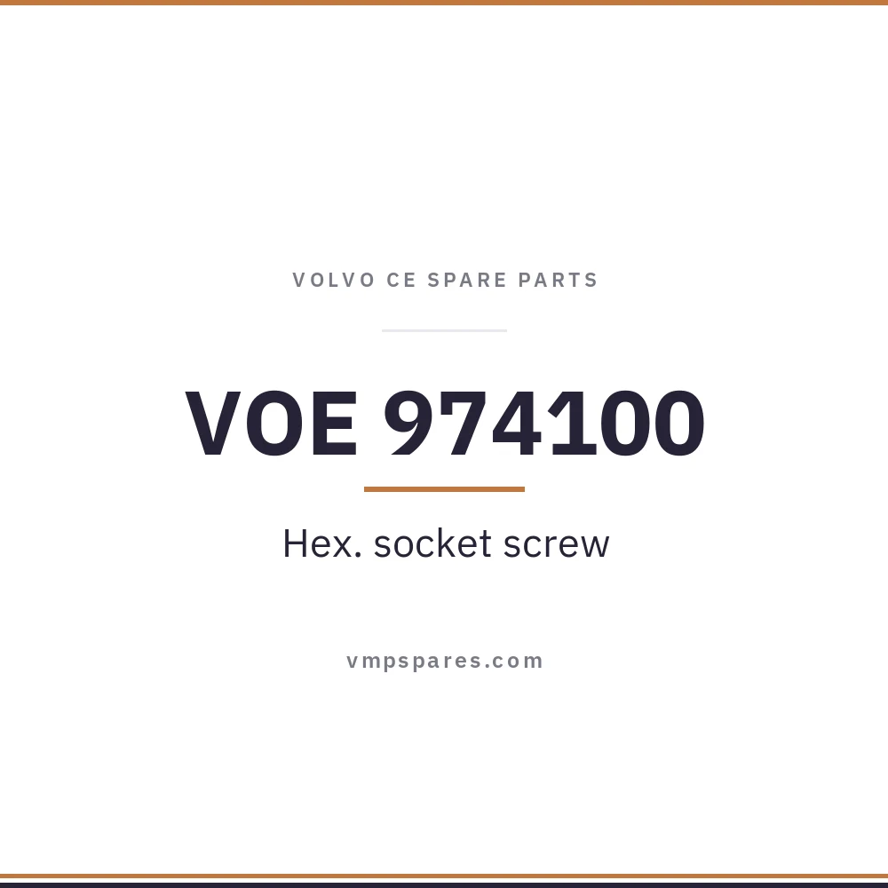 VOE 974100 – Hex. socket screw