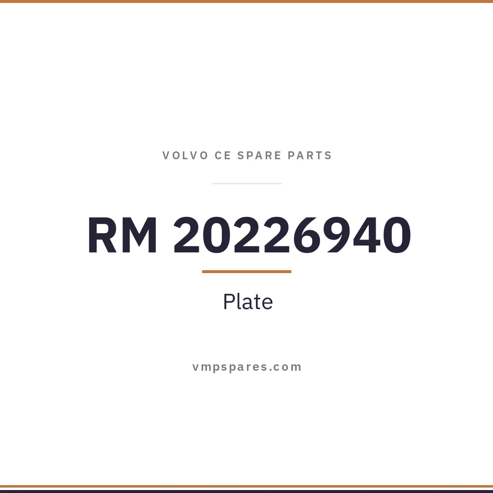 RM 20226940 – Plate