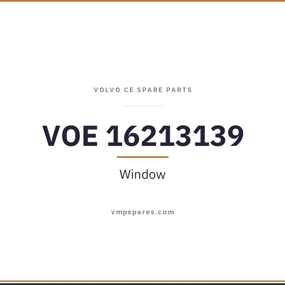 VOE 16213139 – Window