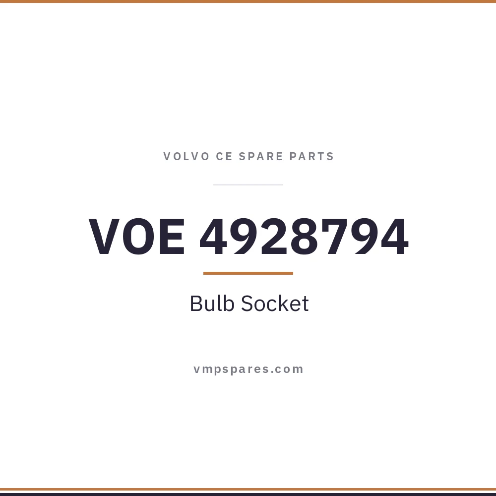 VOE 4928794 – Bulb Socket