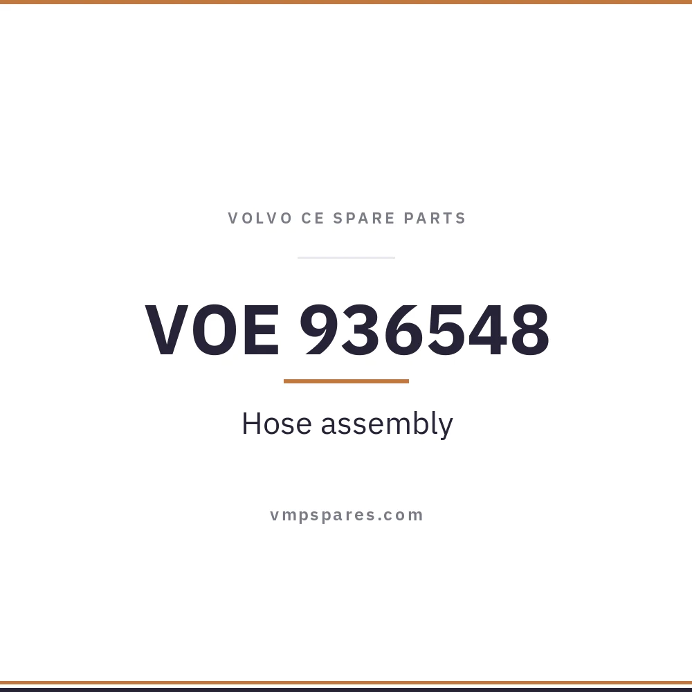 VOE 936548 – Hose assembly