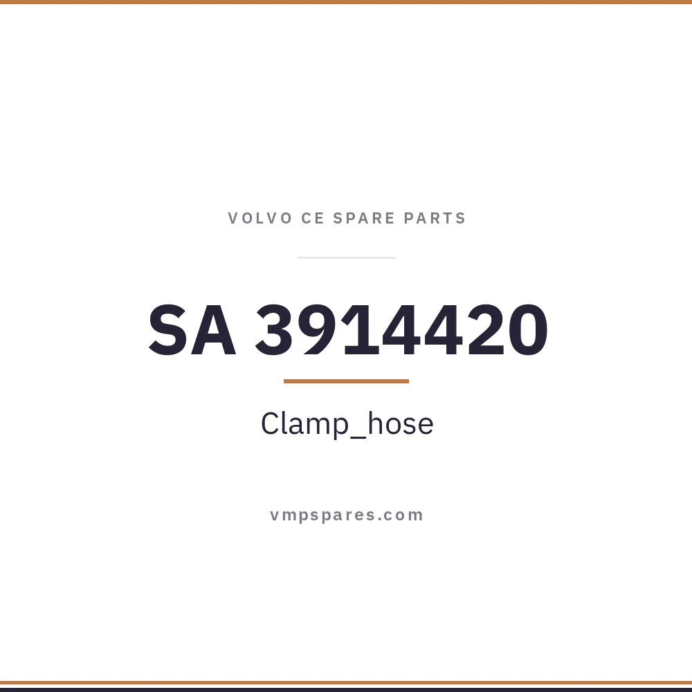 SA 3914420 – Clamp_hose