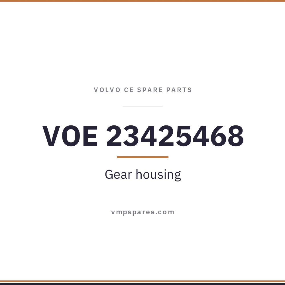 VOE 23425468 – Gear housing