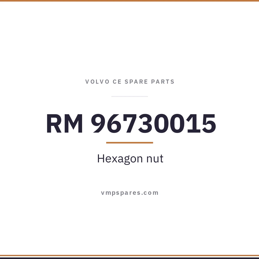 RM 96730015 – Hexagon nut