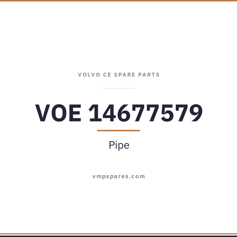 VOE 14677579 – Pipe