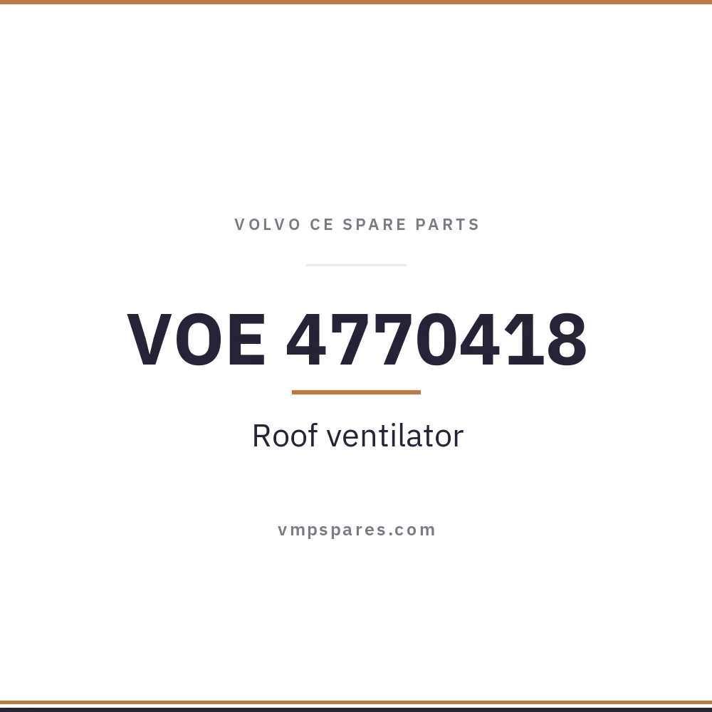 VOE 4770418 – Roof ventilator