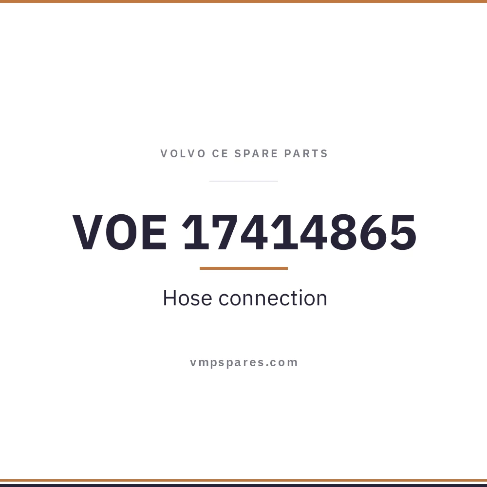 VOE 17414865 – Hose connection