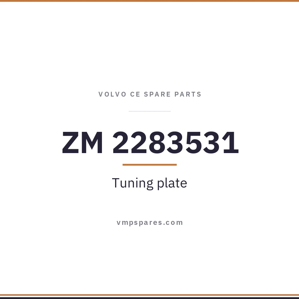 ZM 2283531 – Tuning plate