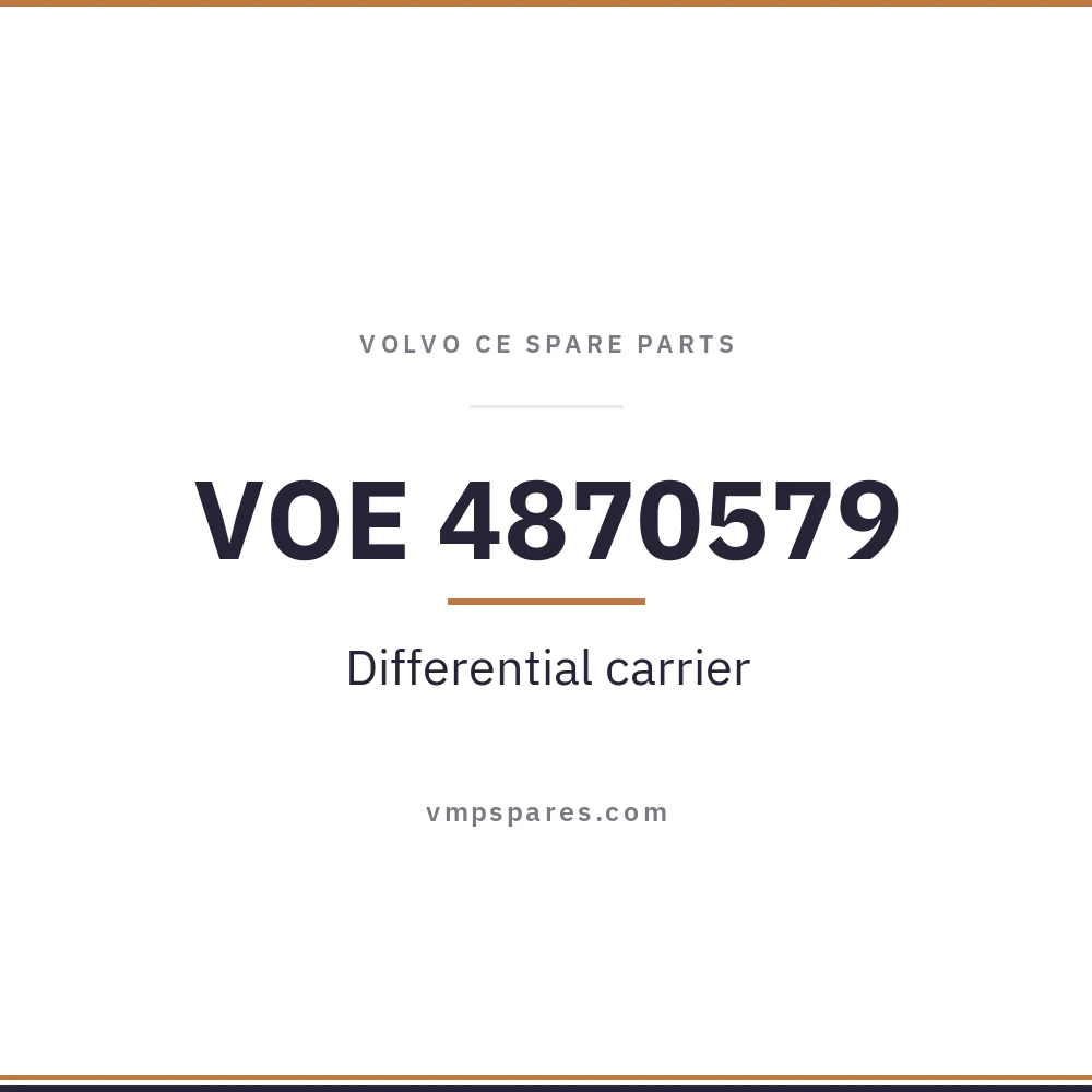 VOE 4870579 – Differential carrier