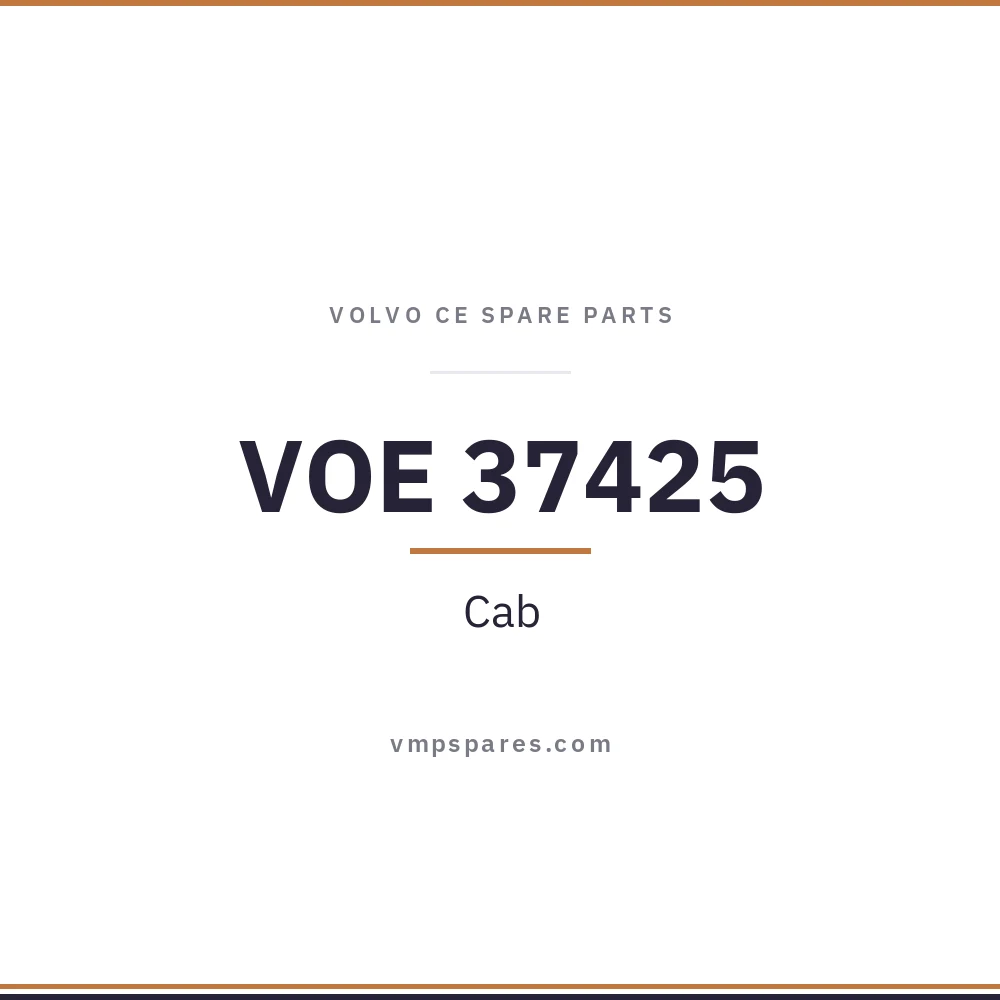 VOE 37425 – Cab