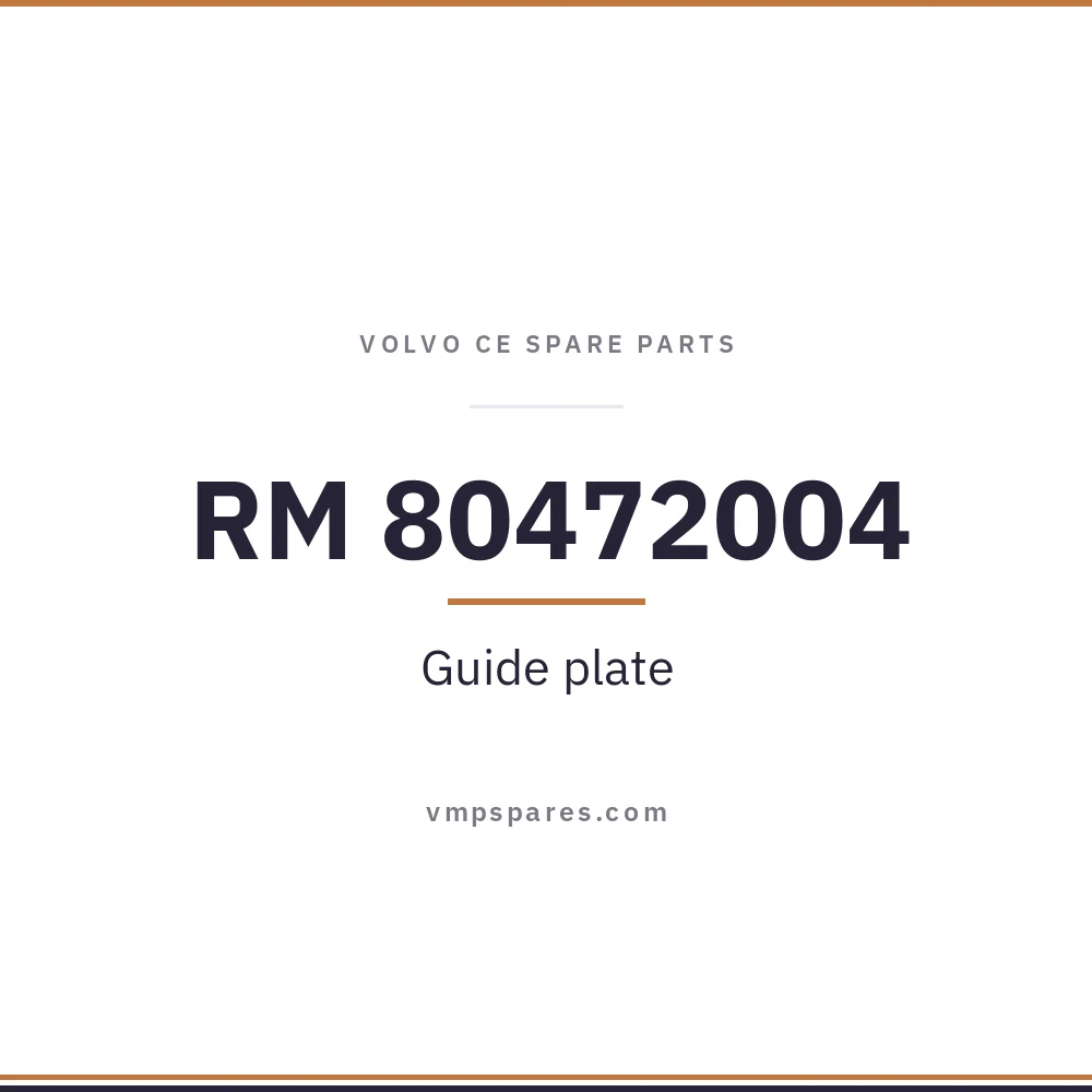 RM 80472004 – Guide plate