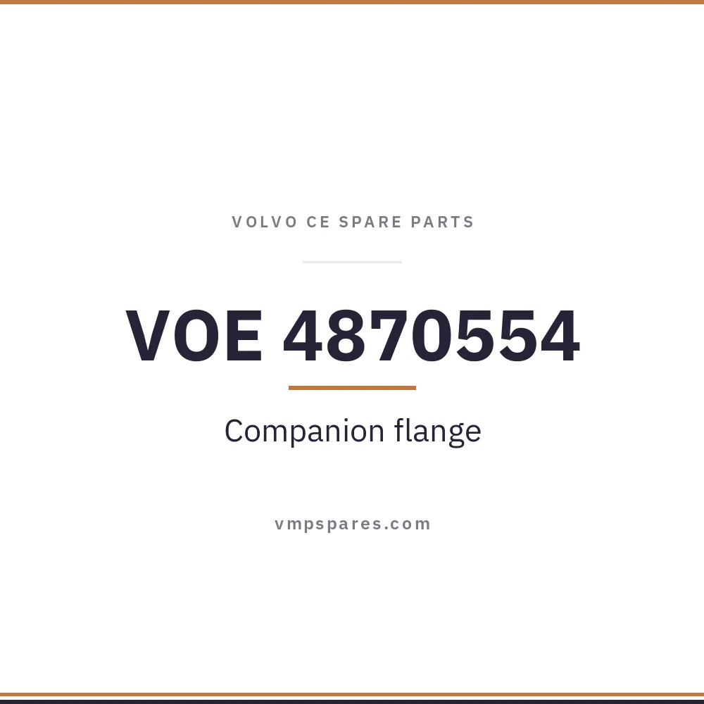 VOE 4870554 – Companion flange