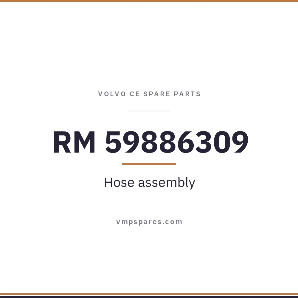 RM 59886309 – Hose assembly