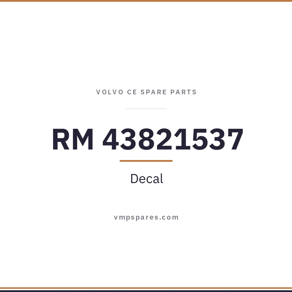 RM 43821537 – Decal
