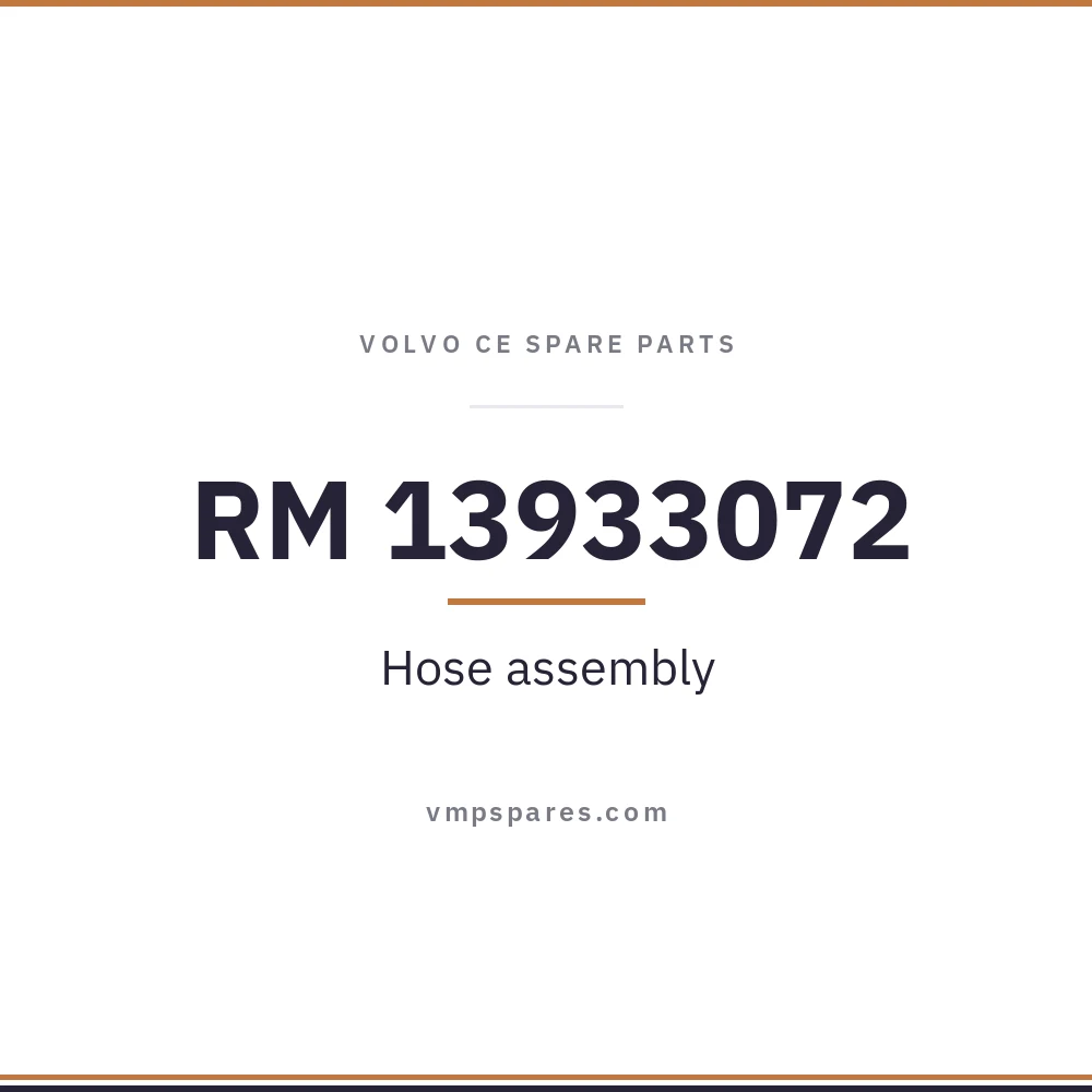 RM 13933072 – Hose assembly