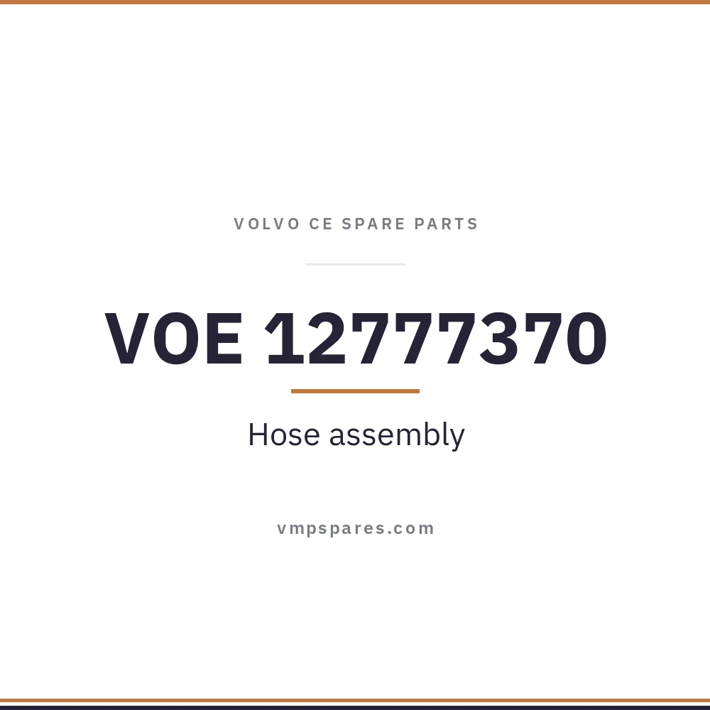VOE 12777370 – Hose assembly