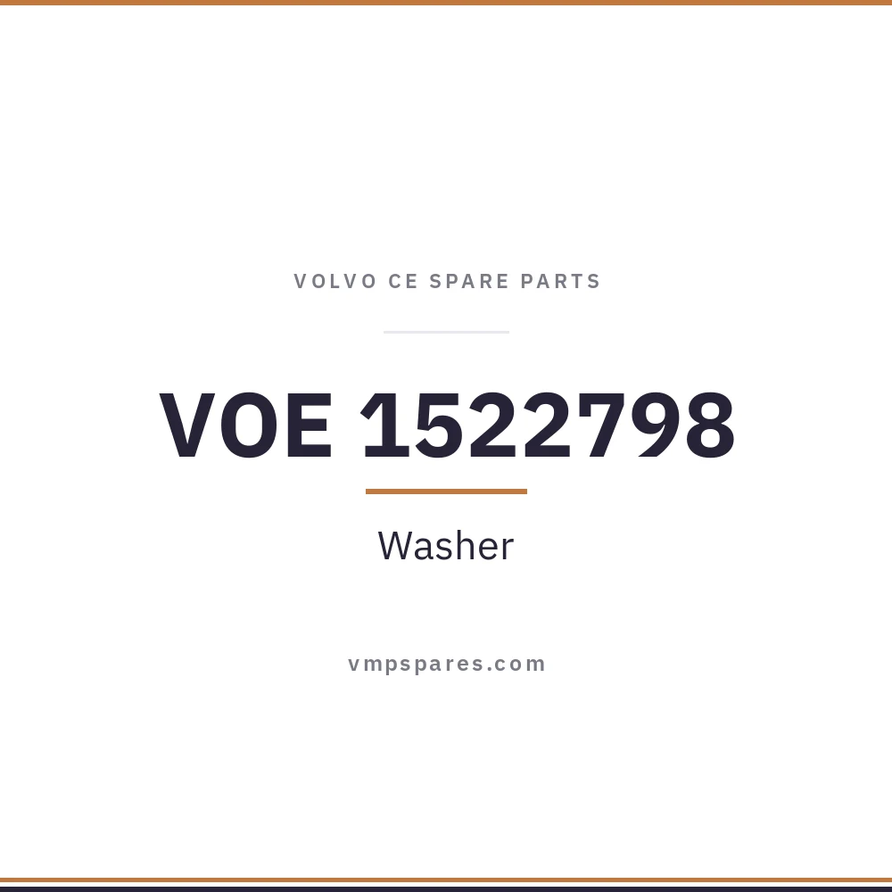 VOE 1522798 – Washer