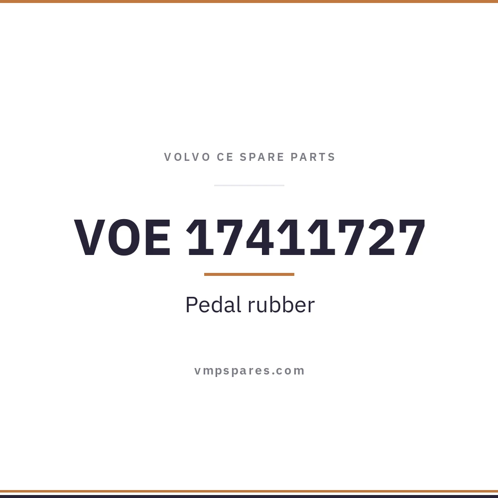 VOE 17411727 – Pedal rubber