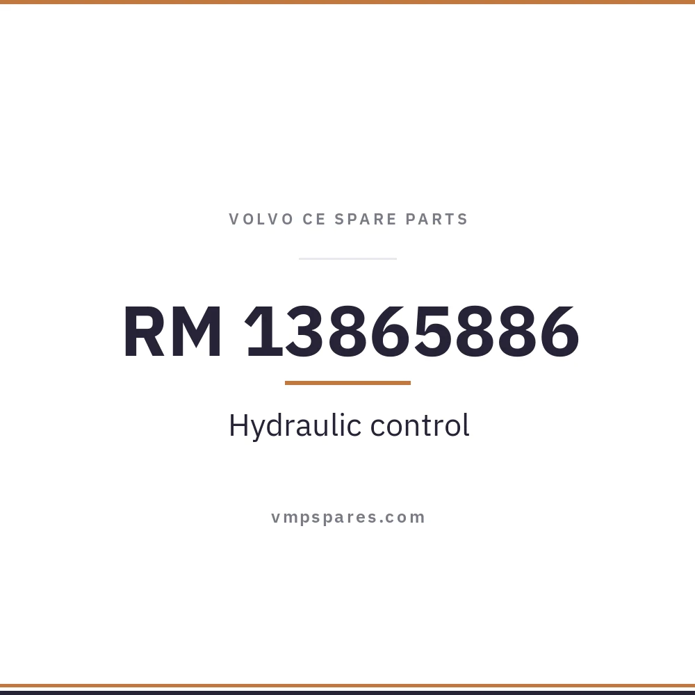 RM 13865886 – Hydraulic control
