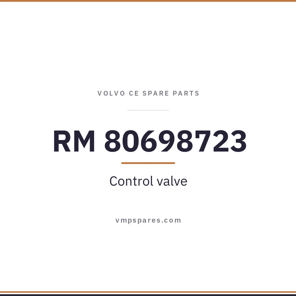 RM 80698723 – Control valve