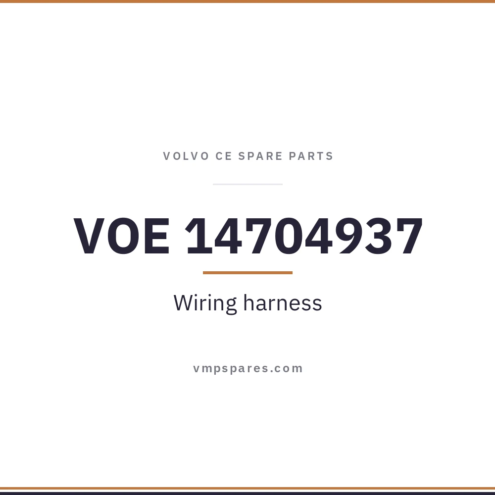 VOE 14704937 – Wiring harness
