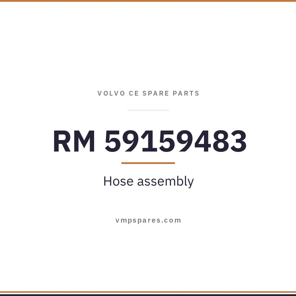 RM 59159483 – Hose assembly