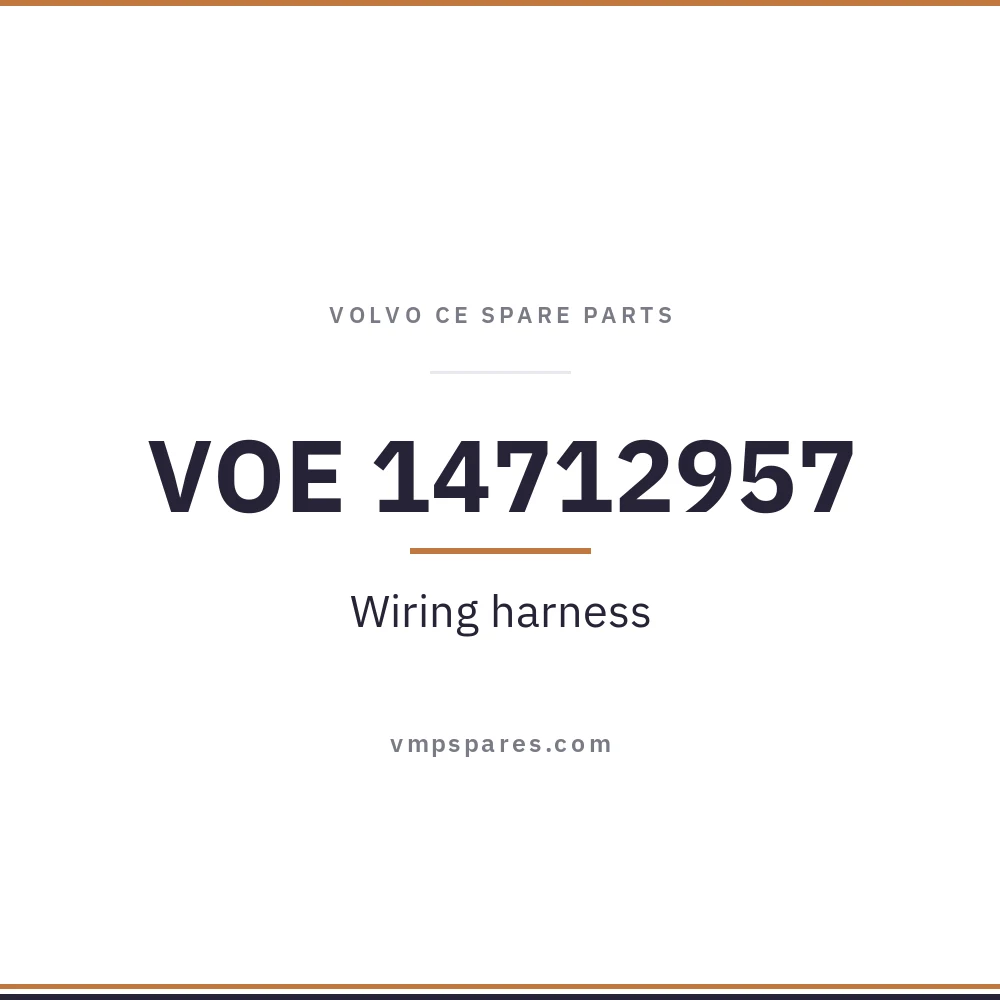 VOE 14712957 – Wiring harness