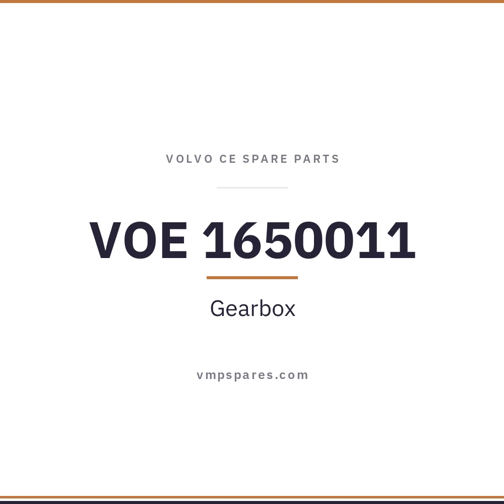 VOE 1650011 – Gearbox