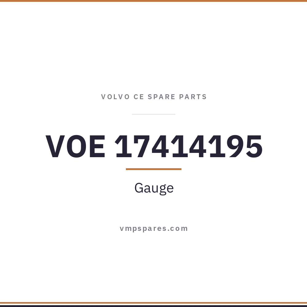 VOE 17414195 – Gauge