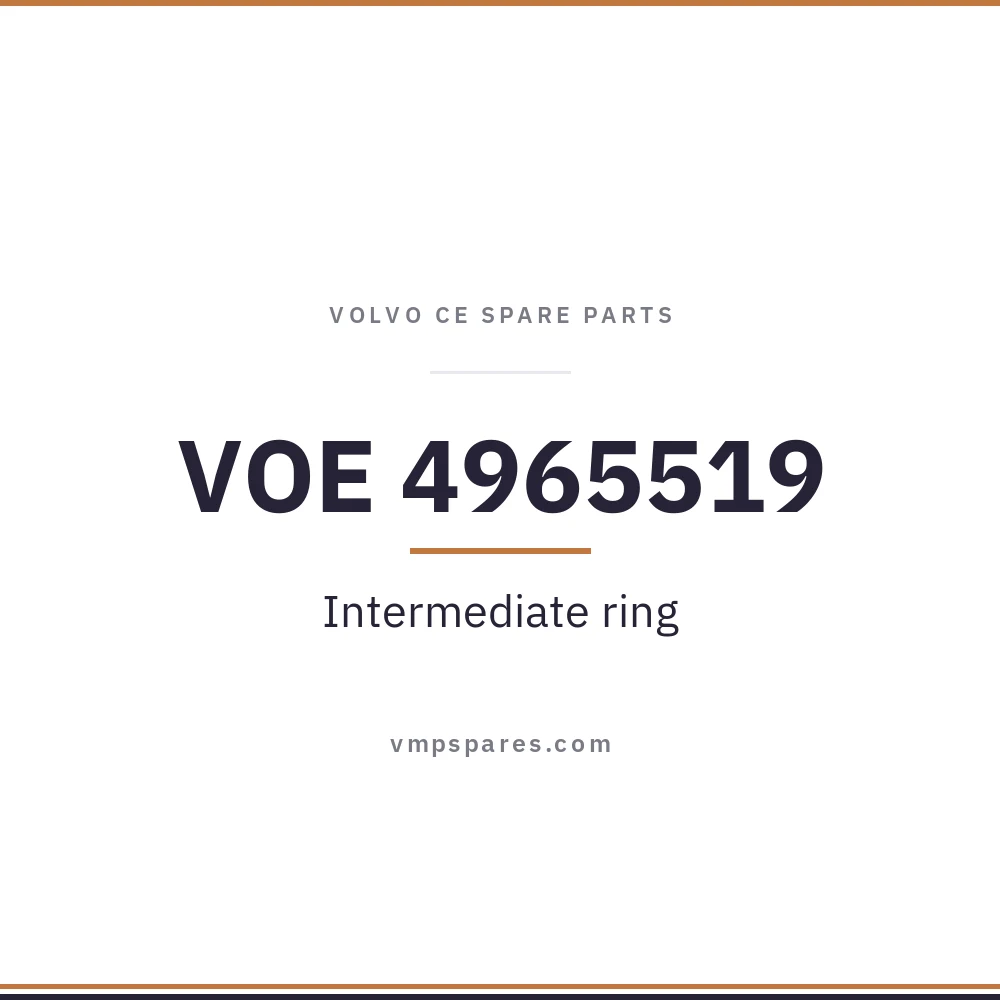 VOE 4965519 – Intermediate ring