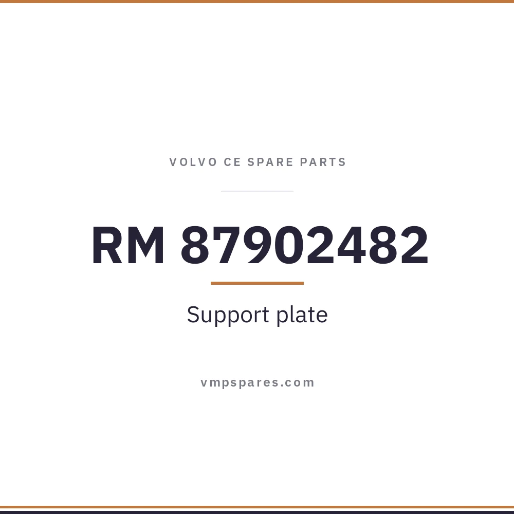 RM 87902482 – Support plate