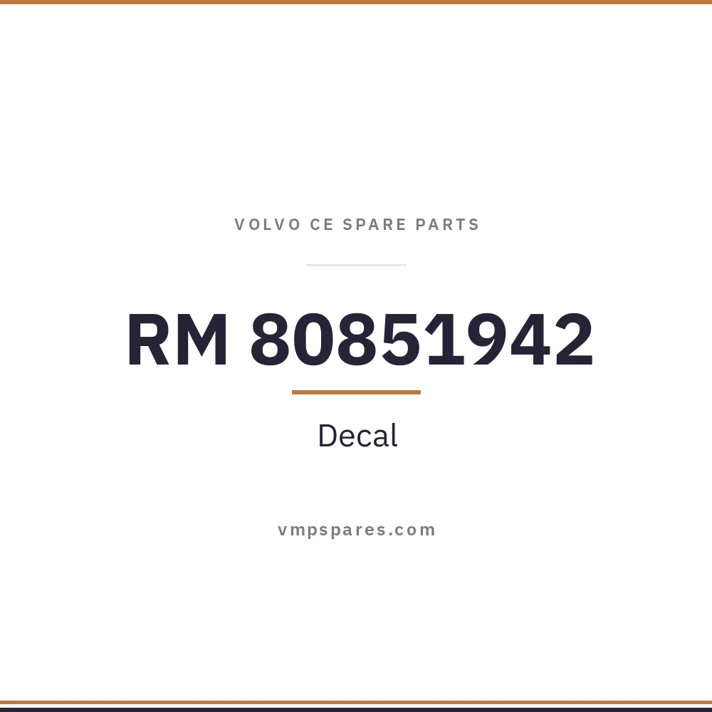RM 80851942 – Decal