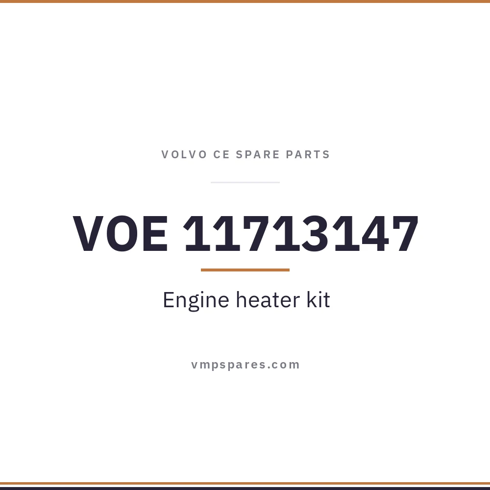 VOE 11713147 – Engine heater kit