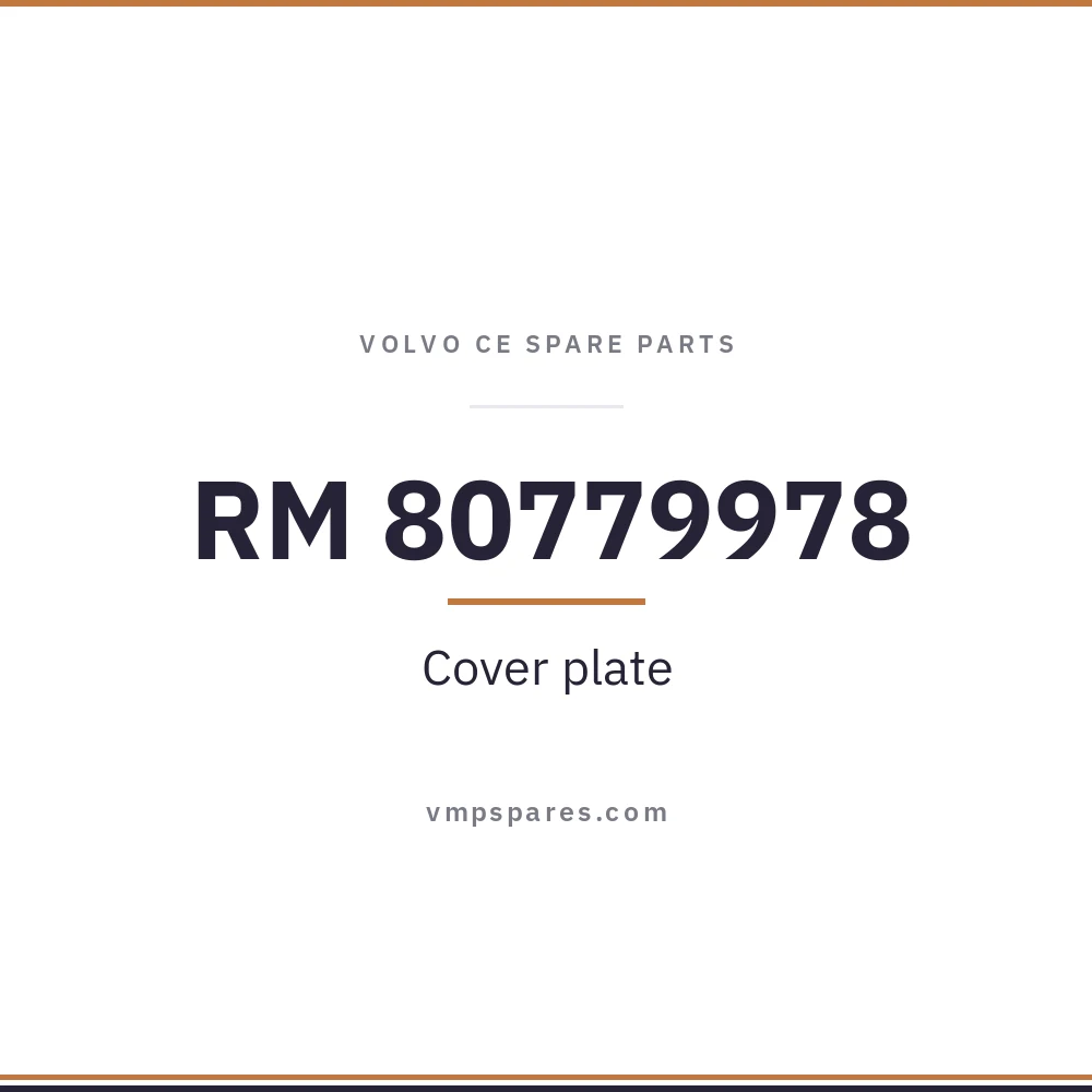 RM 80779978 – Cover plate