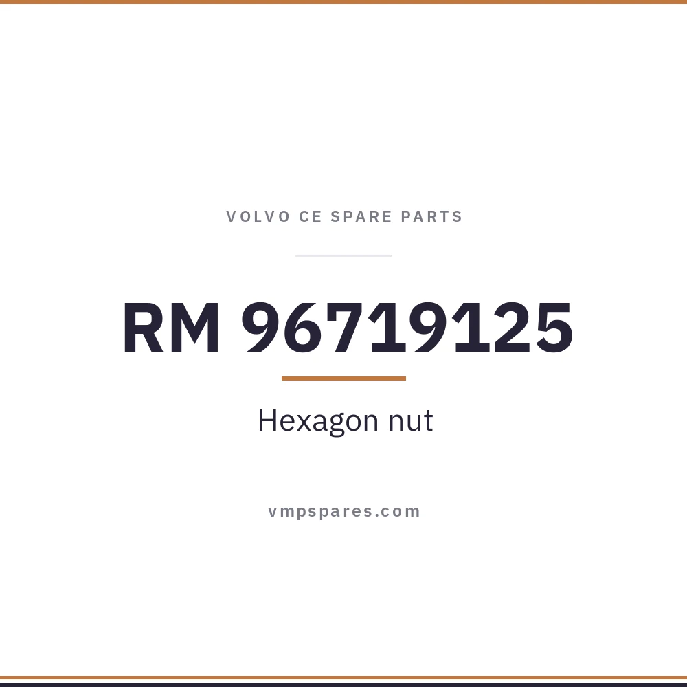 RM 96719125 – Hexagon nut