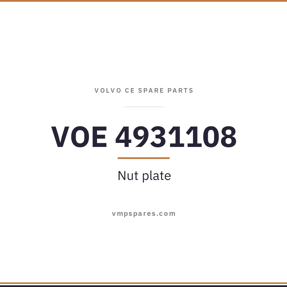 VOE 4931108 – Nut plate