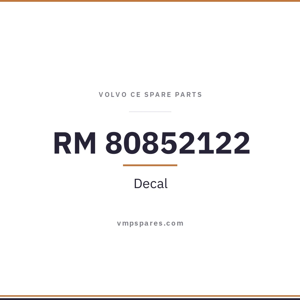 RM 80852122 – Decal
