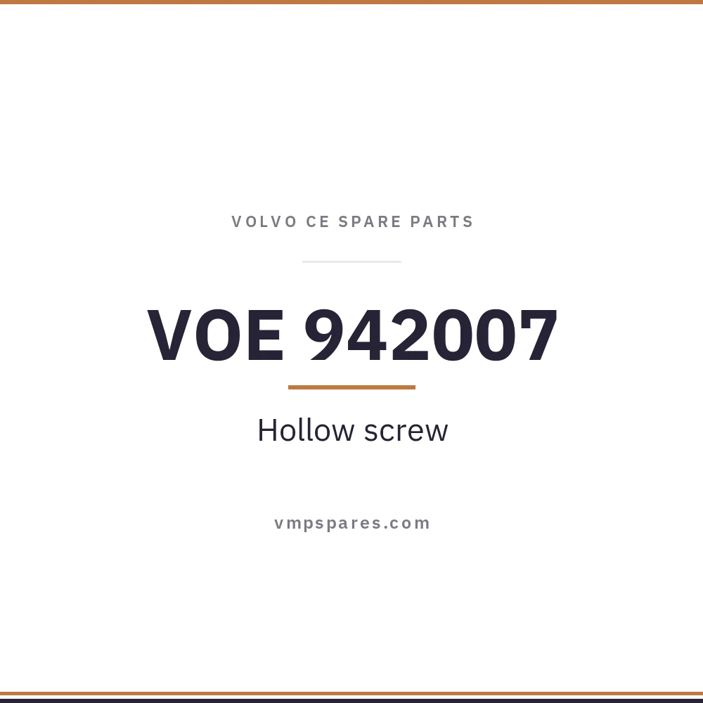 VOE 942007 – Hollow screw