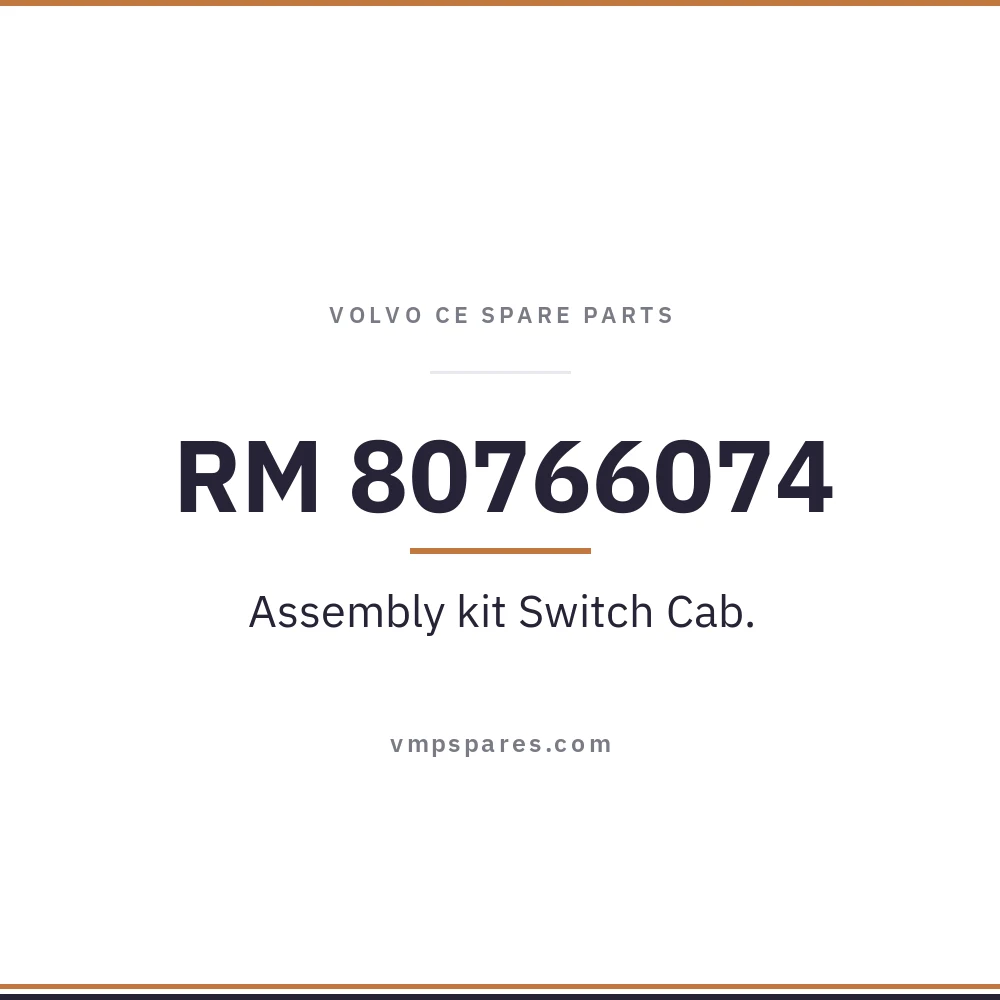 RM 80766074 – Assembly kit Switch Cab.