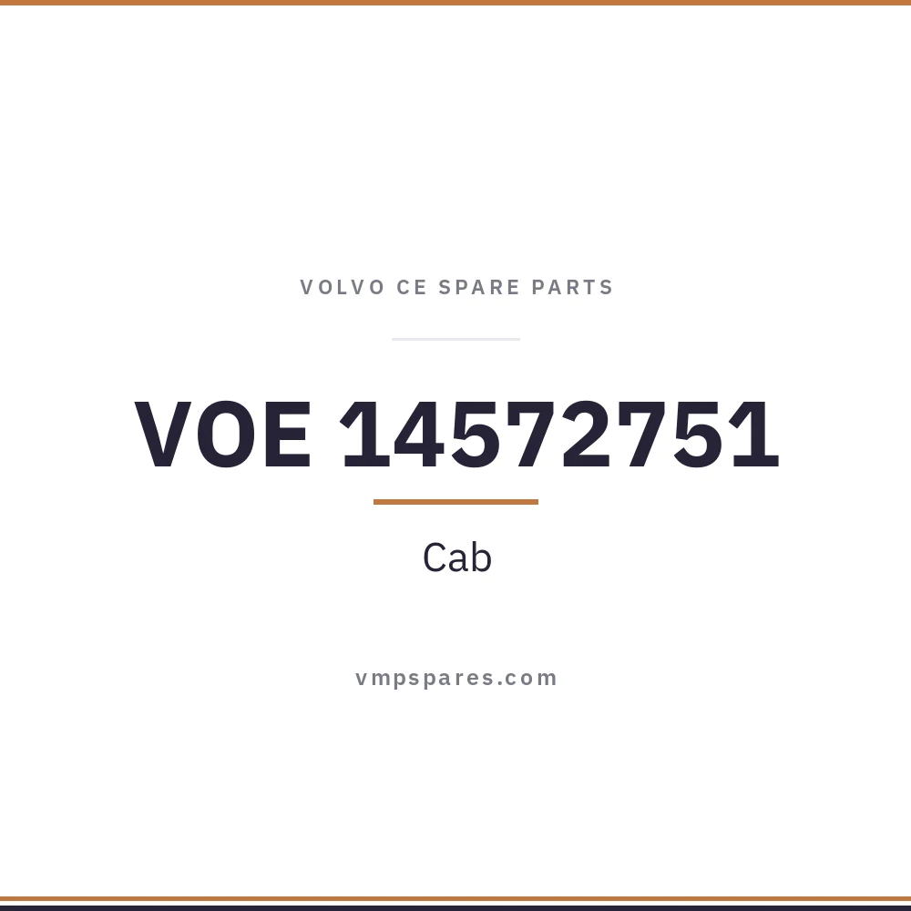 VOE 14572751 – Cab