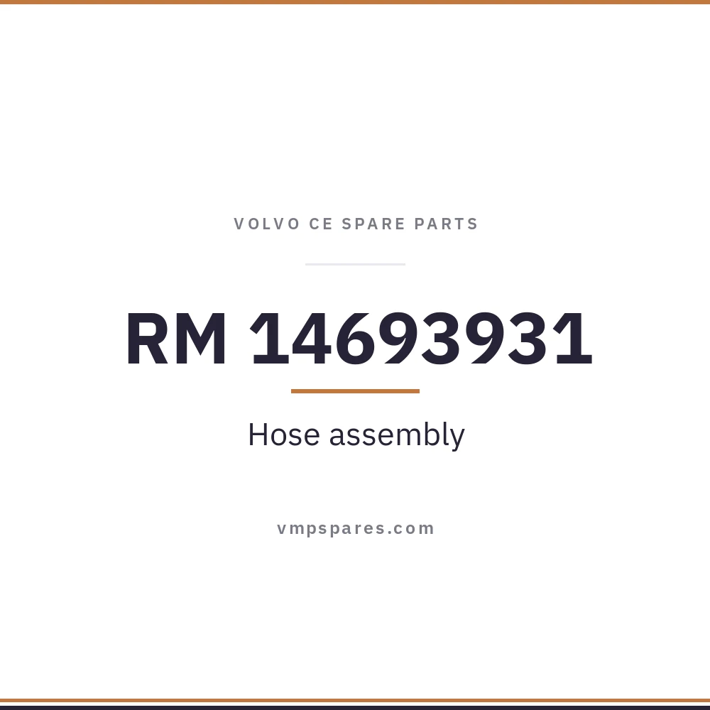 RM 14693931 – Hose assembly