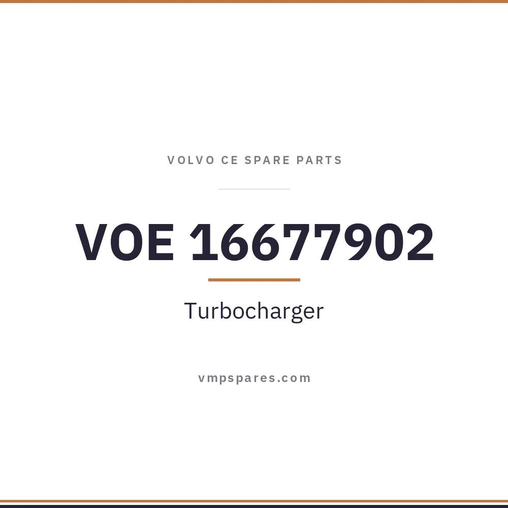 VOE 16677902 – Turbocharger