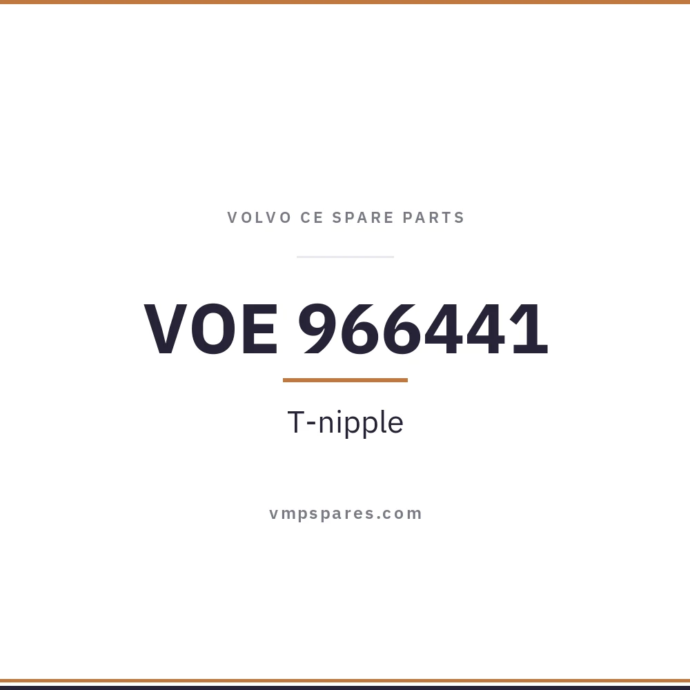 VOE 966441 – T-nipple