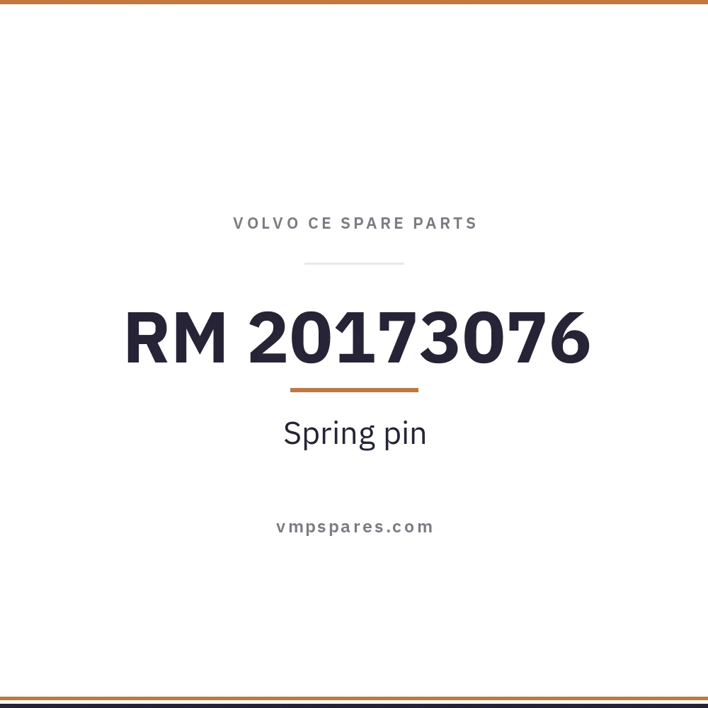 RM 20173076 – Spring pin