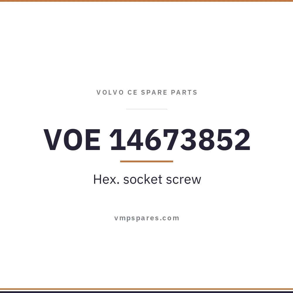 VOE 14673852 – Hex. socket screw